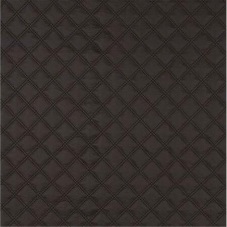 DESIGNER FABRICS 54 in. Wide Brown- Matte Diamonds Upholstery Faux Leather G353